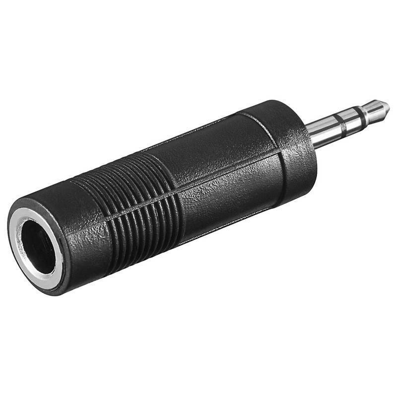 Adaptor Jack 3.5 mm stereo la Jack 6.35 mm stereo mama Goobay