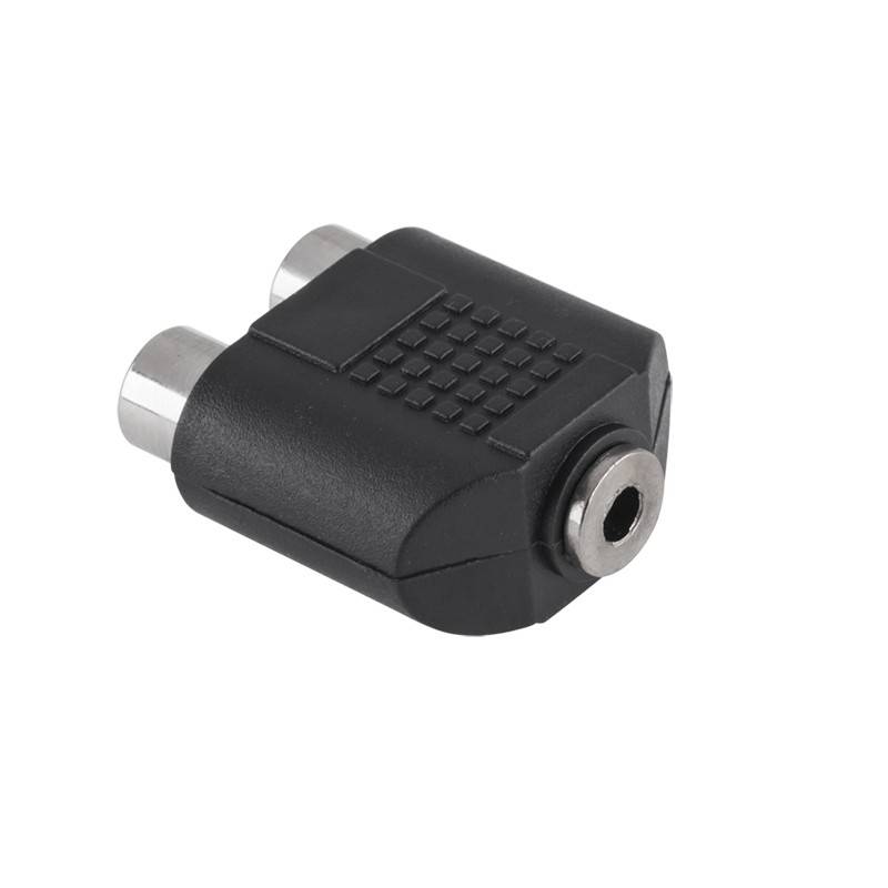 Adaptor Jack 3.5 mm stereo mama la 2x RCA mama Goobay