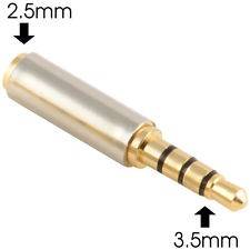 Adaptor Jack 4 pini 3.5 mm tata la 4 pini 2.5 mm mama