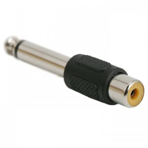 Adaptor Jack 6.35 mm mono la RCA mama Goobay