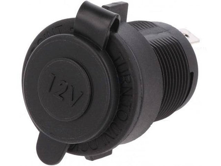 Adaptor mufa mama bricheta auto x1 neagra 20A de panou 12-24VDC SCI A13-142A