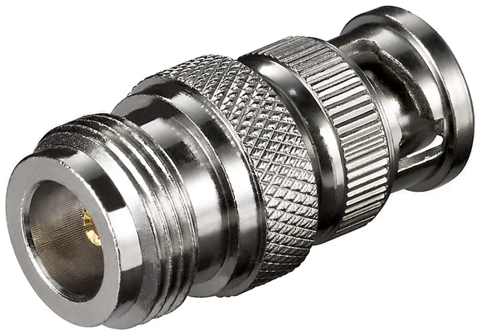 Adaptor N mama la BNC tata Placat cu aur pentru Transmisie Semnal de Calitate Goobay 10521