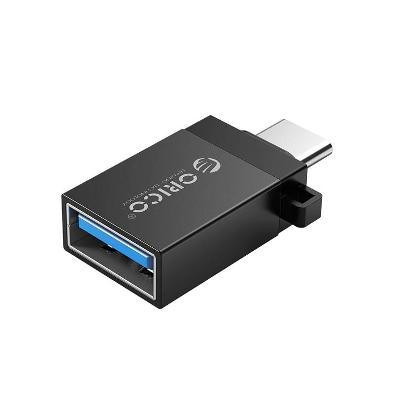 Adaptor OTG USB 3.0 Type C tata - USB A mama negru Orico CBT-UT01-BK