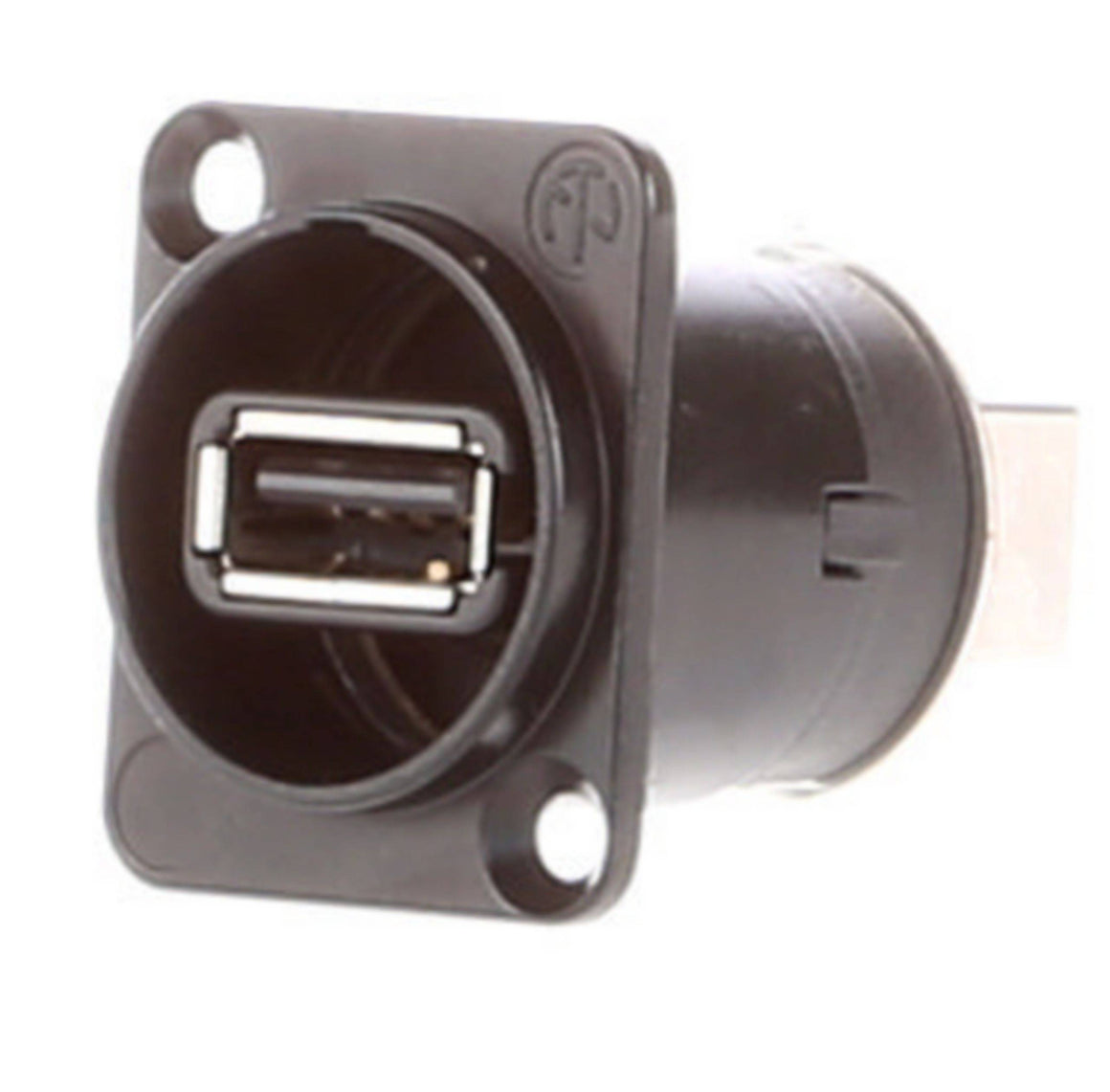 Adaptor panou priza USB A mama - USB B mama spate Neutrik NAUSB-W-B