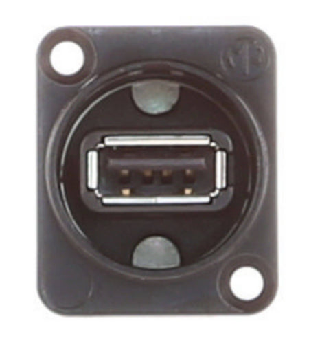 Adaptor panou priza USB A mama - USB B mama spate Neutrik NAUSB-W-B