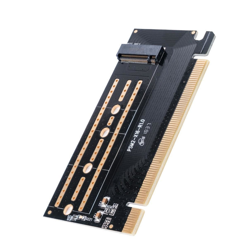 Adaptor PCI-Express - 1x M.2 NVME Orico PSM2-X16 SSD-uri compatibile 2230/2242/2260/2280 PCI-E Channel NVME Protocol M.2