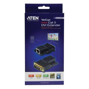 Adaptor prelungitor DVI prin UTP pana la 20m Aten