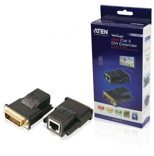 Adaptor prelungitor DVI prin UTP pana la 20m Aten