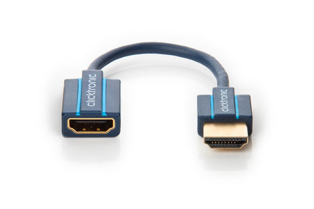 Adaptor prelungitor HDMI mama-tata 10cm OFC cupru 3D Ultra HD 4K 60Hz Clicktronic