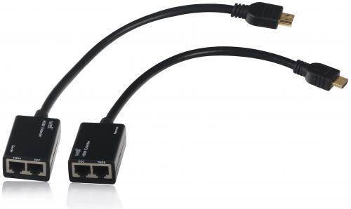 Adaptor prelungitor HDMI pana la 30m Pigtail FullHD V1.3 Well