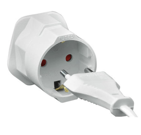 Adaptor priza EU SCHUKO - priza UK 13A cu pamantare pentru calatorii