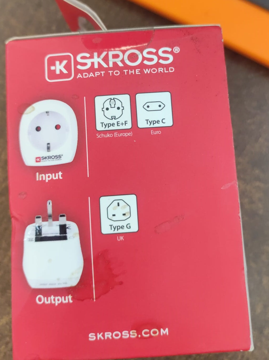 Adaptor priza EU - UK 13A Skross 1.500230-E