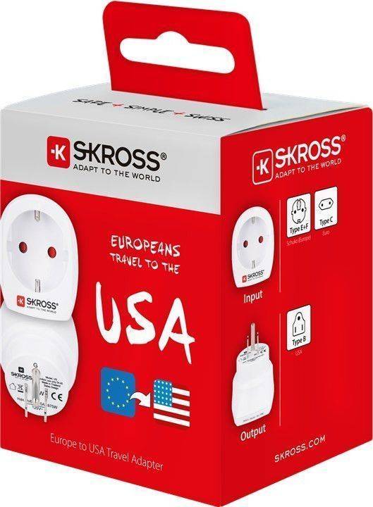 Adaptor priza EU - USA Skross 1.500203-E