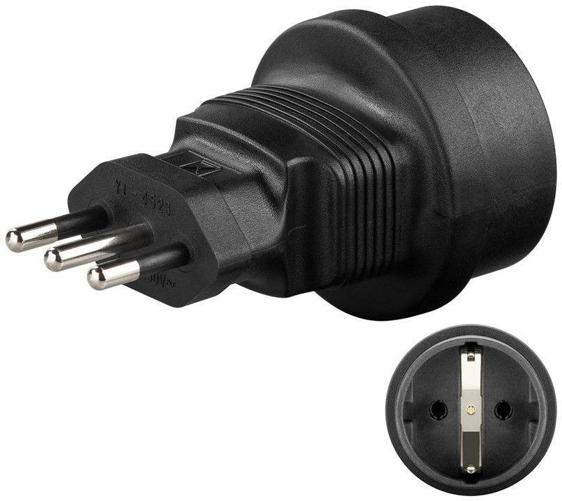 Adaptor priza Schuko - Italian Goobay