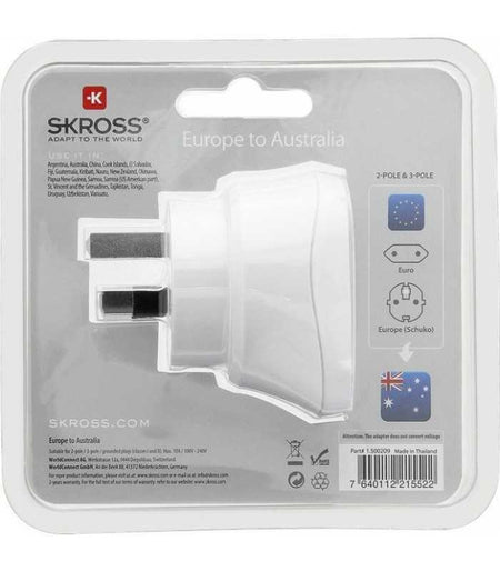 Adaptor priza Skross EU - Australia si China 1.500209