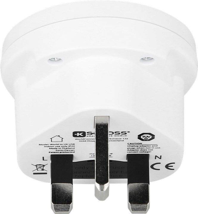 Adaptor priza Skross Universal World - UK cu USB 1.500261