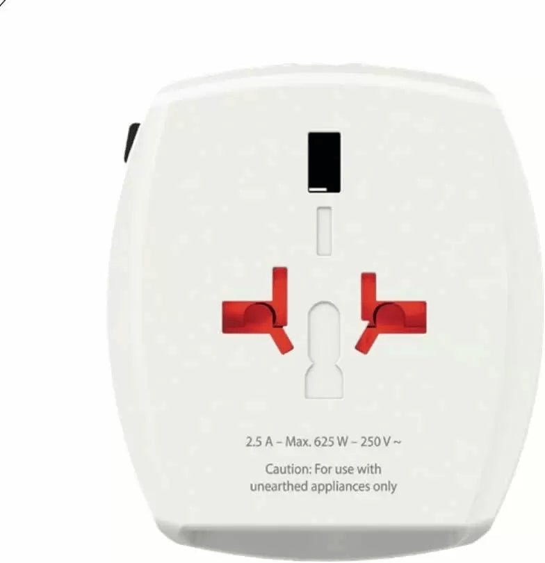 Adaptor priza universal SKROSS 1.302960 + 2x USB 150 tari EU SUA Japonia Australia China UK