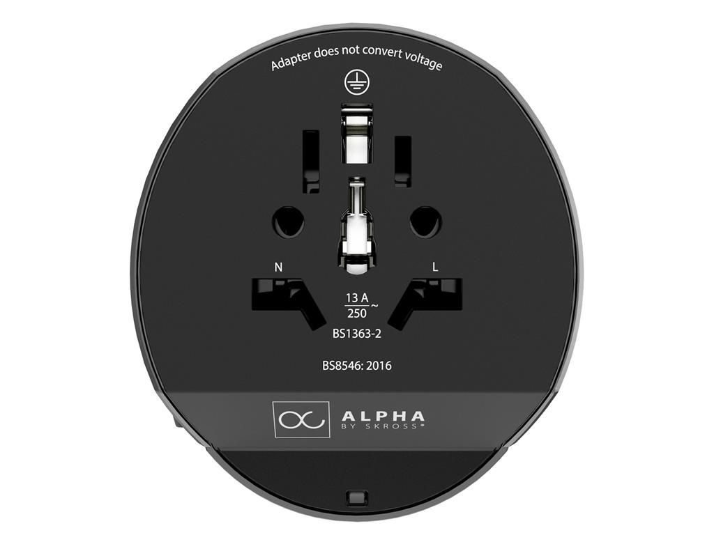 Adaptor priza universal Skross Alpha 1.1041 Australia China Marea Britanie SUA Japonia Elvetia Italia Brazilia