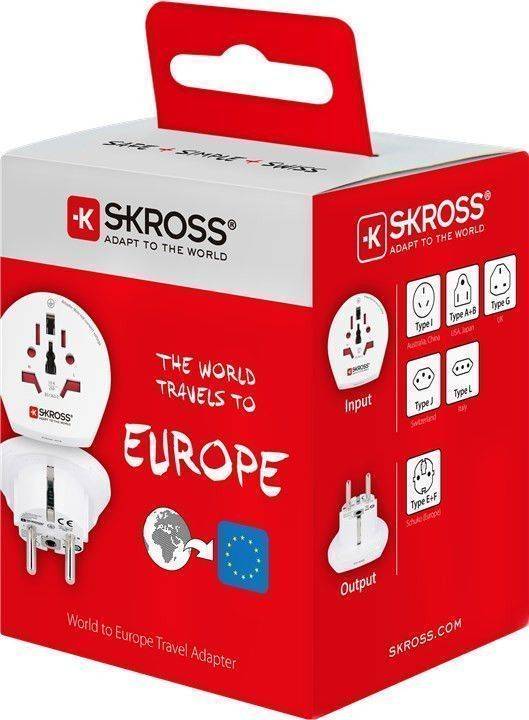 Adaptor priza Universal World - EU Skross 1.500211-E