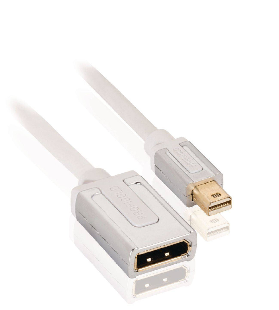 Adaptor Profesional mini DisplayPort - DisplayPort v1.1 0.2m alb Profigold