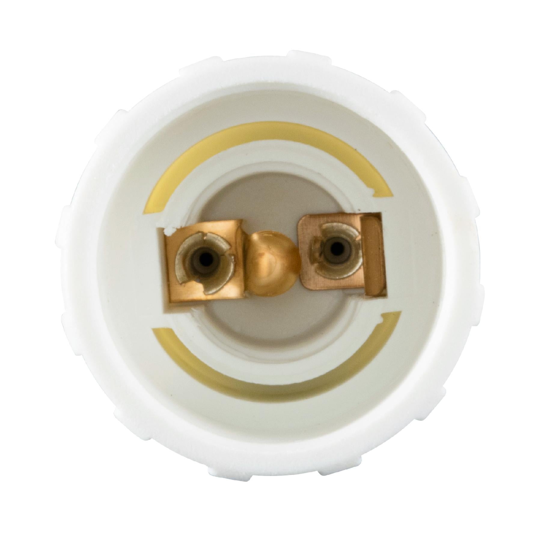 Adaptor soclu E14 mama la mufa GU10 tata 60W 0.3A alb HOME