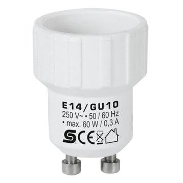 Adaptor soclu mama E14 - GU10 mufa tata max 60W HOME