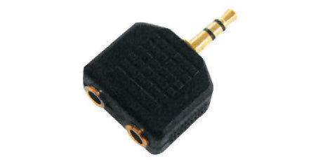 Adaptor stereo Jack 3.5 mm la 2x 3.5 mm mama