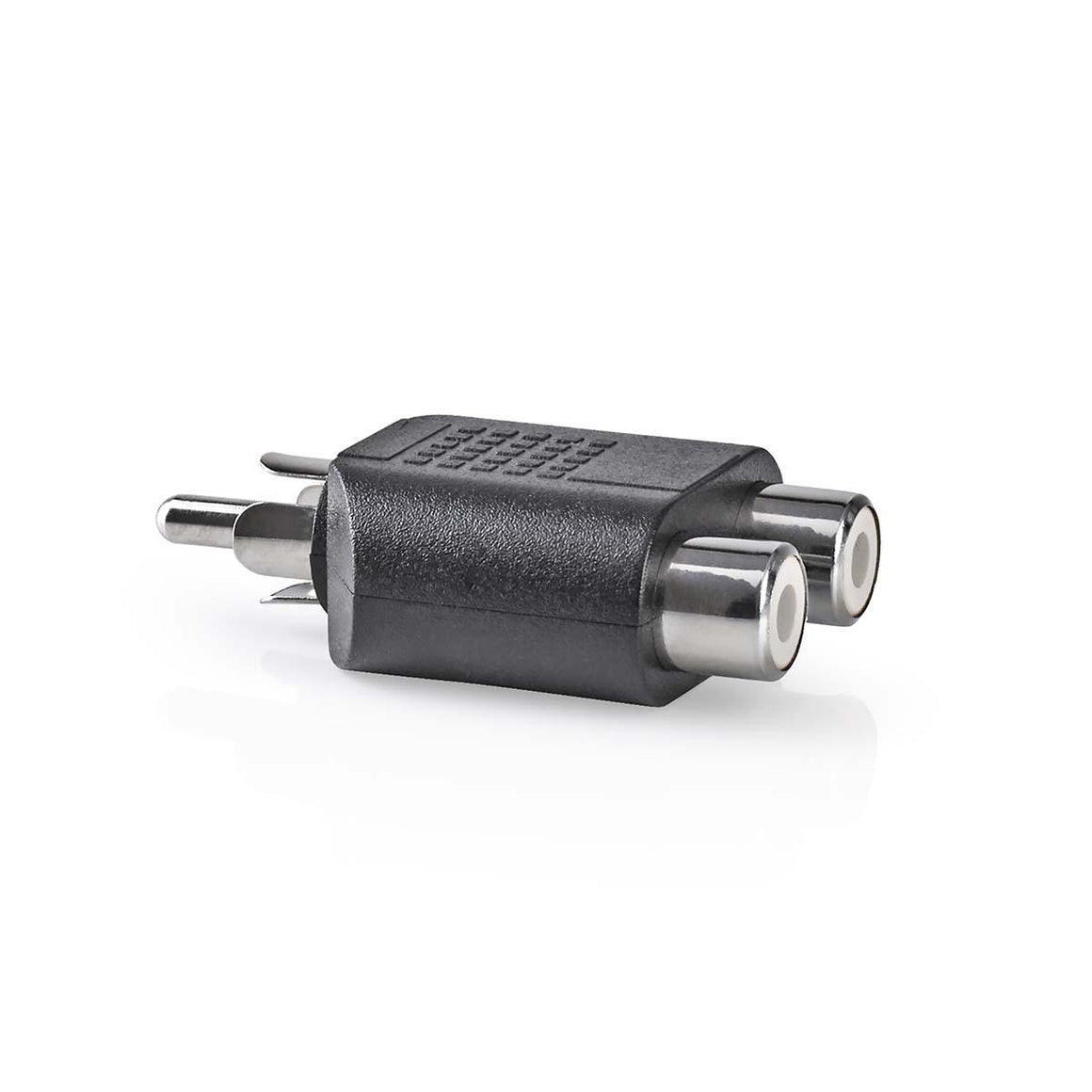 Adaptor Subwoofer RCA tata - 2x RCA mama negru Nedis