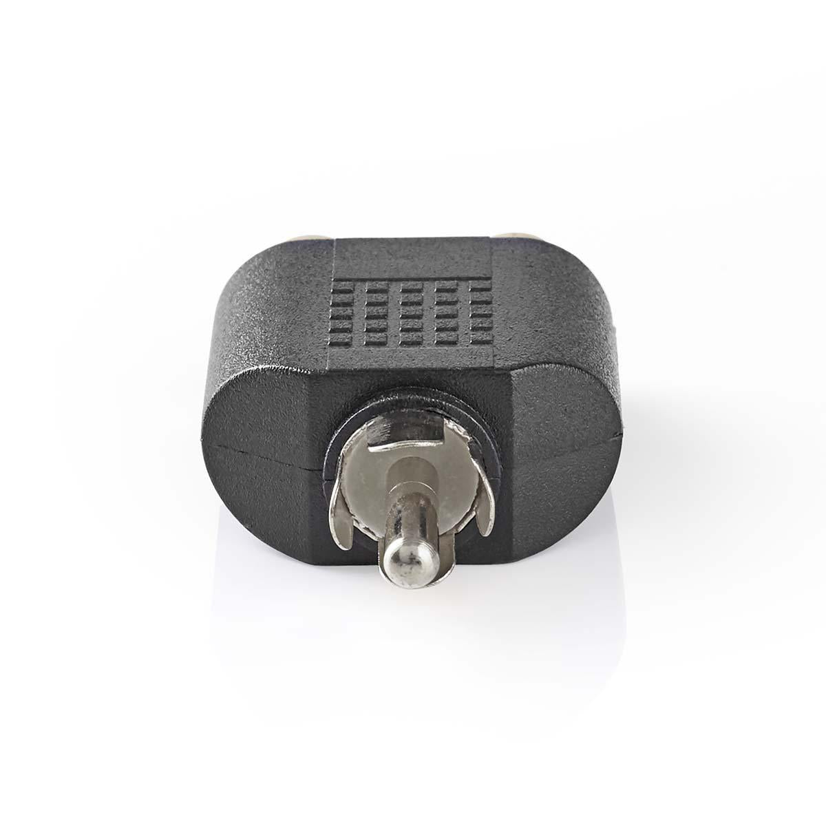 Adaptor Subwoofer RCA tata - 2x RCA mama negru Nedis