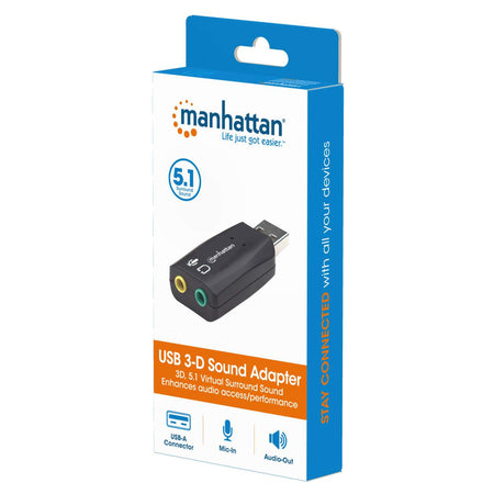 Adaptor sunet Hi-speed USB 3-D 150859 Manhattan