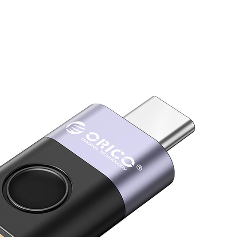 Adaptor tata USB Type C - mama USB-A Orico WCA-BK negru cu gri 32x21x9mm