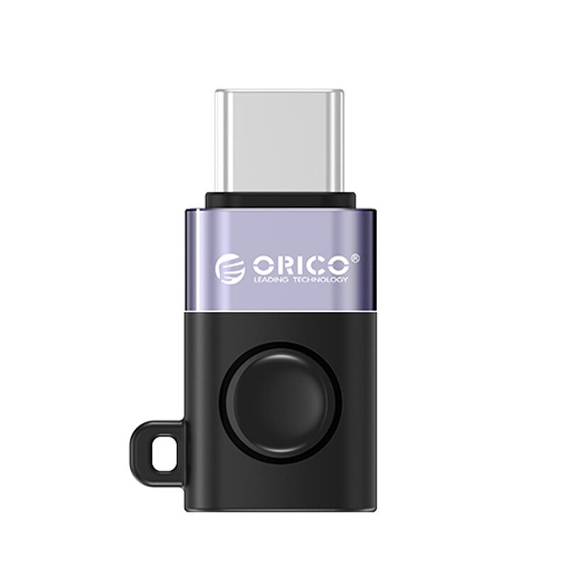 Adaptor tata USB Type C - mama USB-A Orico WCA-BK negru cu gri 32x21x9mm