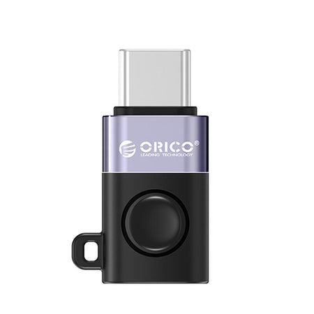 Adaptor tata USB Type C - mama USB-A Orico WCA-BK negru cu gri 32x21x9mm