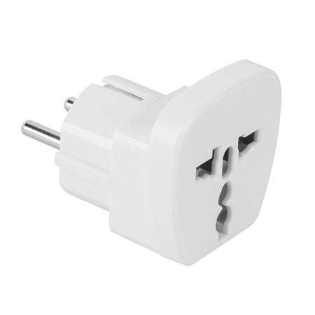 Adaptor tensiune universal 16A alb