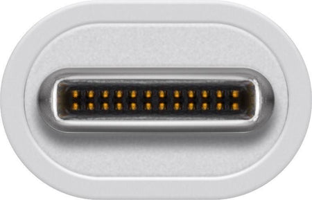 Adaptor USB 3.0 A mama - USB Type C tata alb Goobay