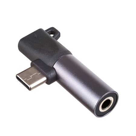 Adaptor USB 3.0 Jack 3.5 mm mama + USB type C mama alimentare la USB type C mufa AKYGA AK-AD-62