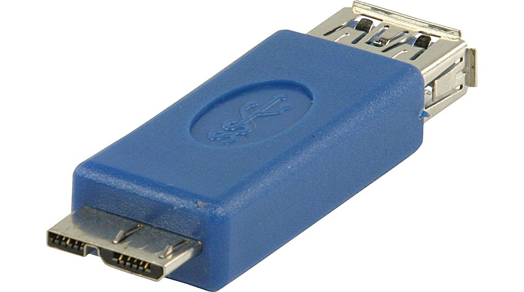 Adaptor USB 3.0 Micro USB B tata 3.0 - USB A mama 3.0 albastru VALUELINE