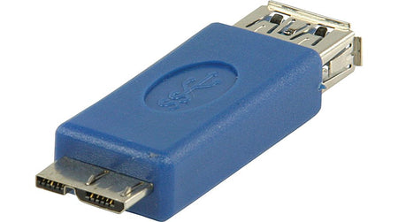 Adaptor USB 3.0 Micro USB B tata 3.0 - USB A mama 3.0 albastru VALUELINE