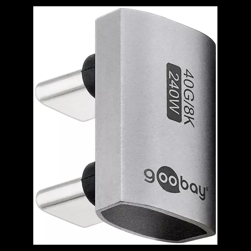 Adaptor USB-C3.1 mama - USB-C tata la 180 in forma de U Thunderbolt 3 /4 Goobay 74446