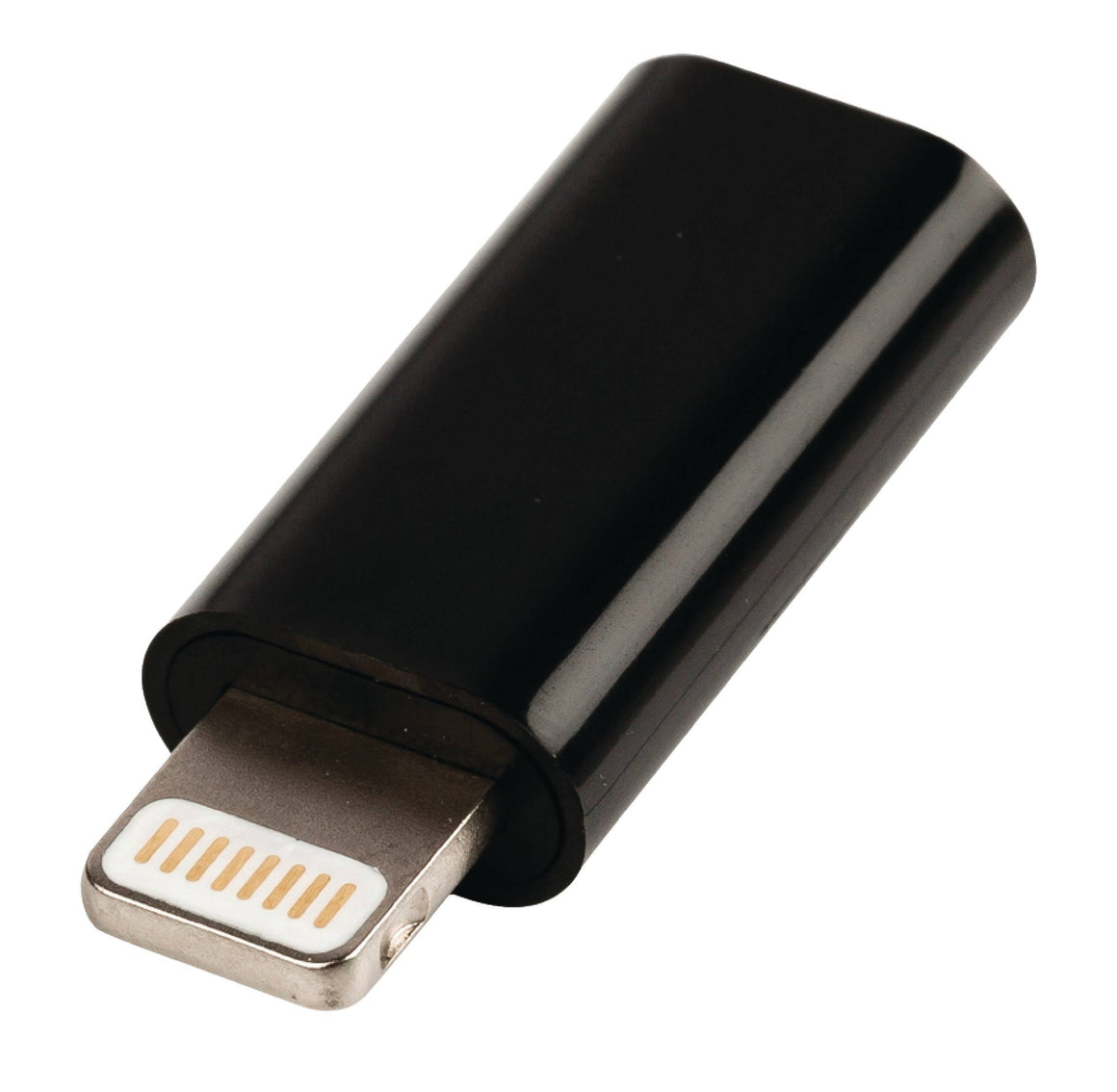 Adaptor USB Lightning tata - micro USB mama negru Valueline