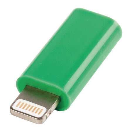 Adaptor USB Lightning tata - micro USB mama verde Valueline