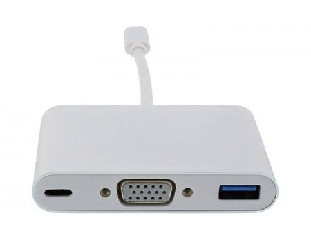 Adaptor USB Type C 3.1 - VGA USB3.0 USB-C PD Well