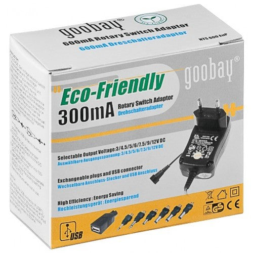 Alimentator 3-12V 600mA 9 mufe Goobay 54793