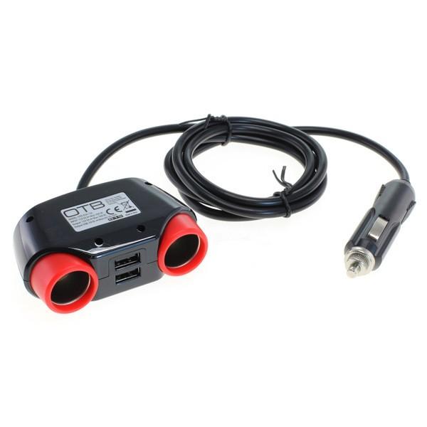 Alimentator auto 12V la 2x bricheta mama 10A + 4x USB A 3A 8013464 OTB