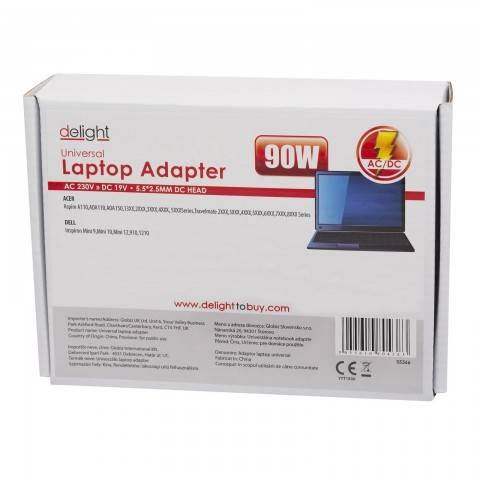 Alimentator laptop universal 19V 4.72A 5.5x1.7mm