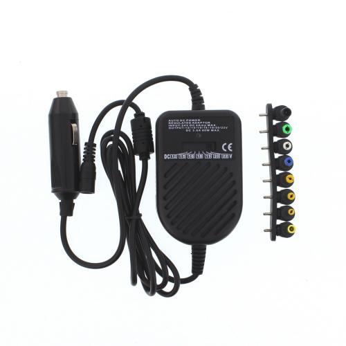 Alimentator universal pentru laptop 80W auto 24V 8 mufe Well