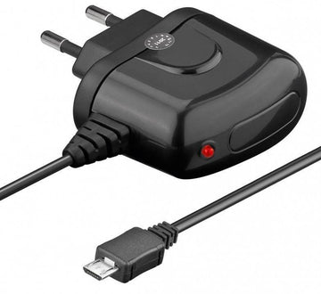 Alimentator USB 230V cablu micro USB 2.1A negru Goobay