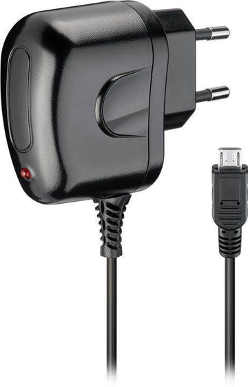 Alimentator USB 230V cu cablu micro USB 1.2A negru Goobay