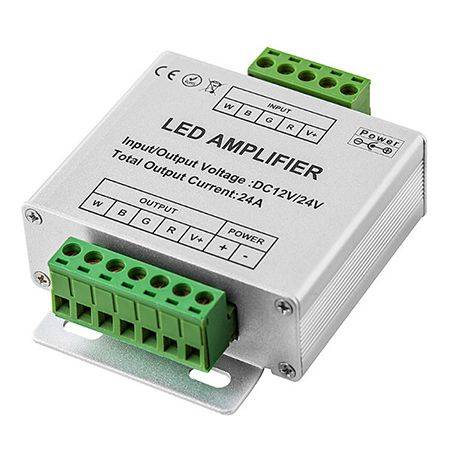 Amplificator banda LED RGB+W 12/24VDC 24A 4x 6A V-TAC