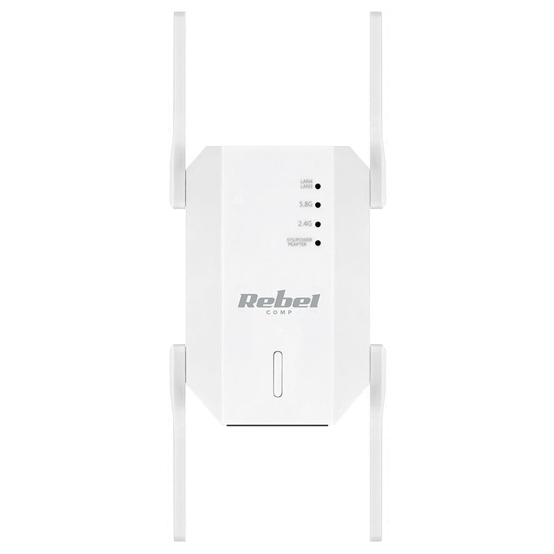 Amplificator de semnal range extender repeater 2.4-5GHz REBEL KOM1031